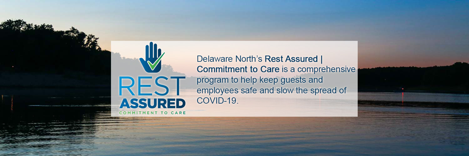 Rest Assured Commitment To Care | Delaware North’s Rest Assured | Commitment to Care is a comprehensive program to help keep guests and employees safe and slow the spread of COVID-19.