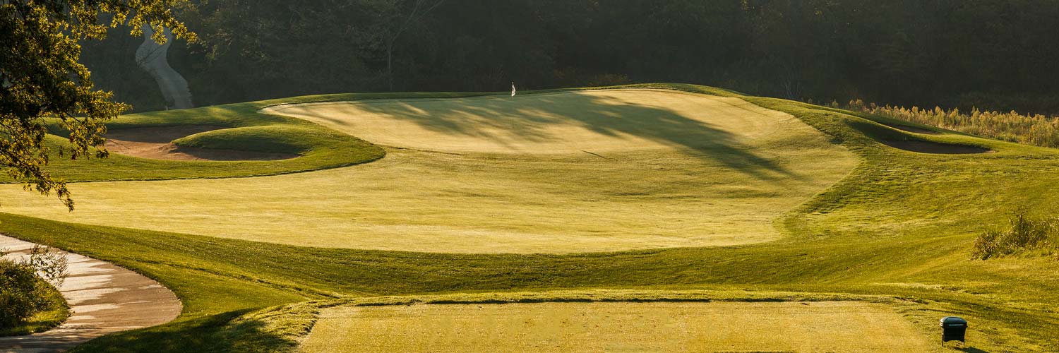 Golf course view at Honey Creek Resort