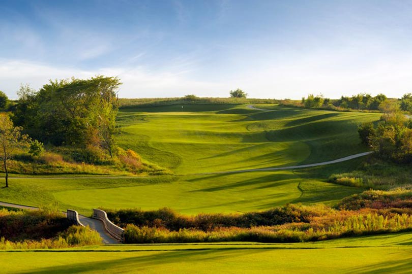 Scenic view of The Preserve on Rathbun Lake, the championship golf course at Honey Creek Resort