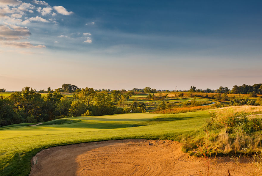 Beautiful course for Iowa golf tournament play at The Preserve on Rathbun Lake at Honey Creek Resort